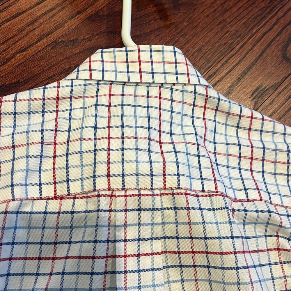 Boys Brooks Brothers Checkered Dress Shirt Size M Non-Iron - Picture 9 of 11